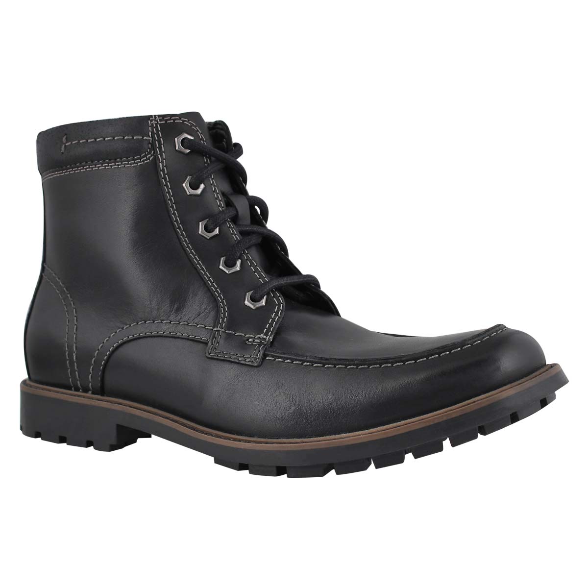 Mns Curington High black laceup ank boot