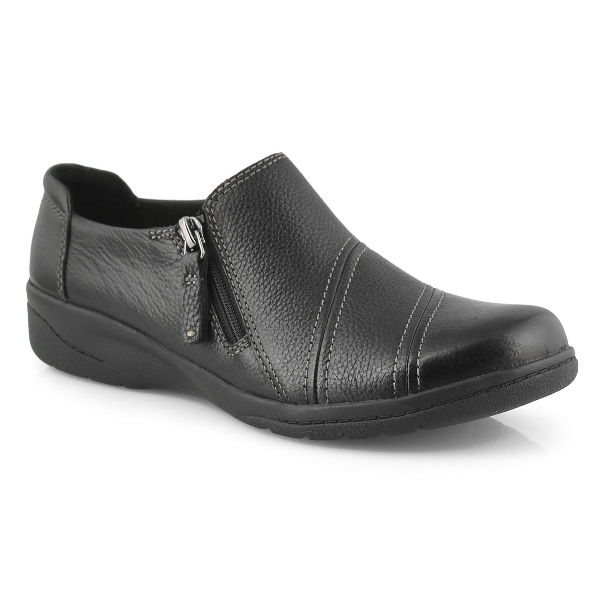 Lds Cheyn Clay black casual slip on
