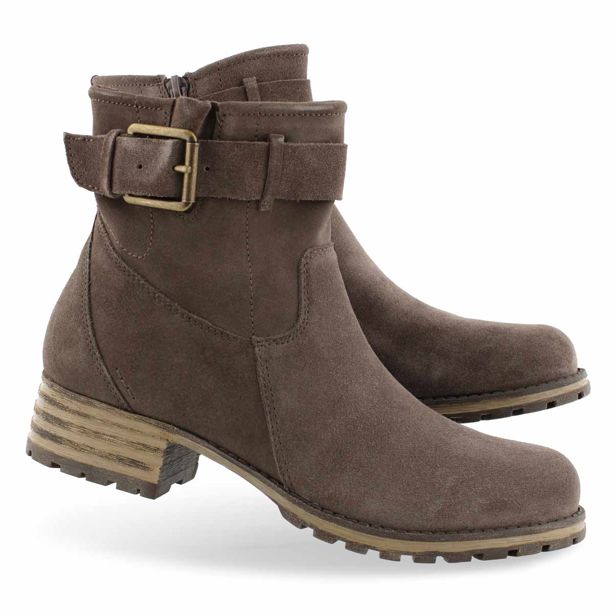 clarks marana amber suede booties