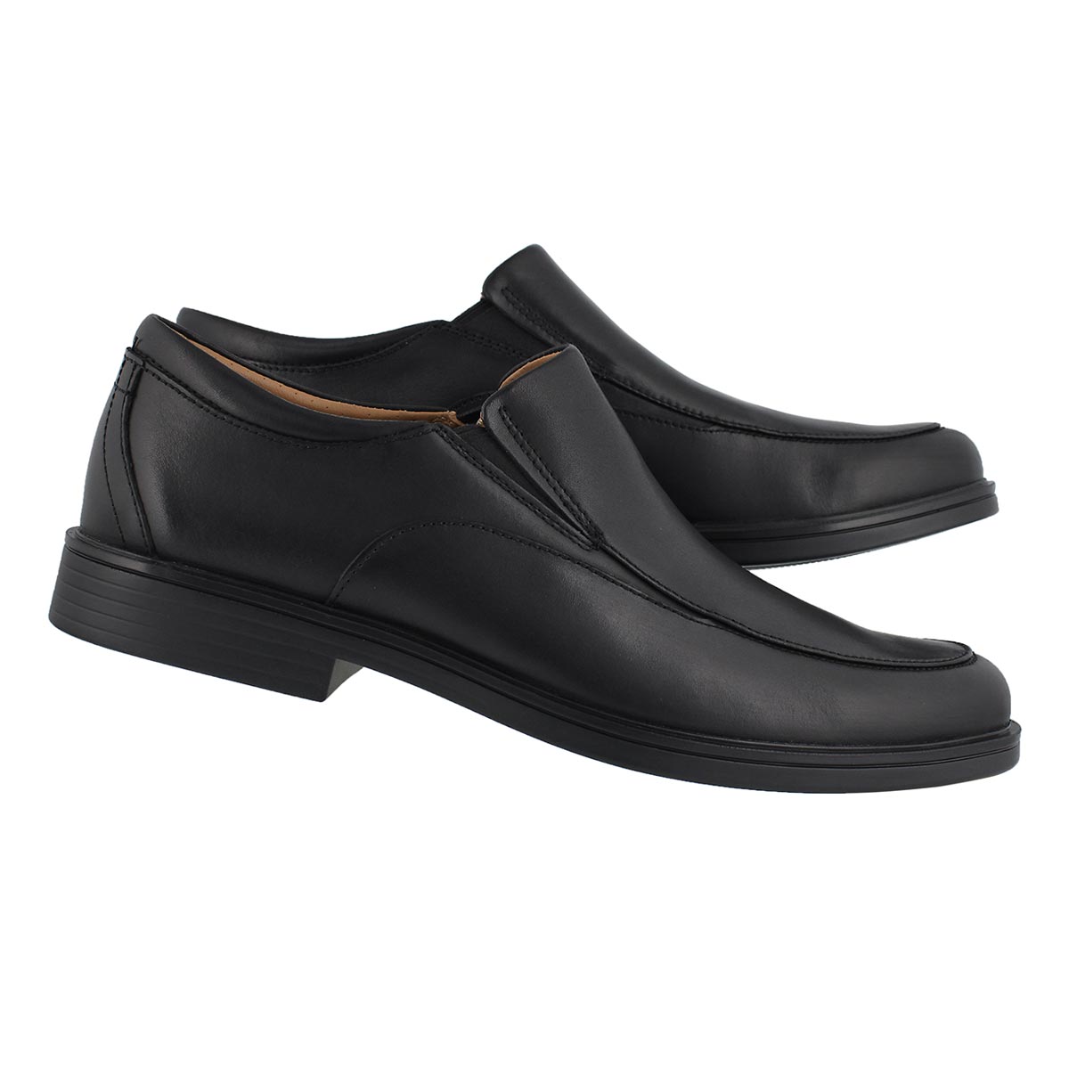 Mns UnAldric Walk blk slip on dress shoe