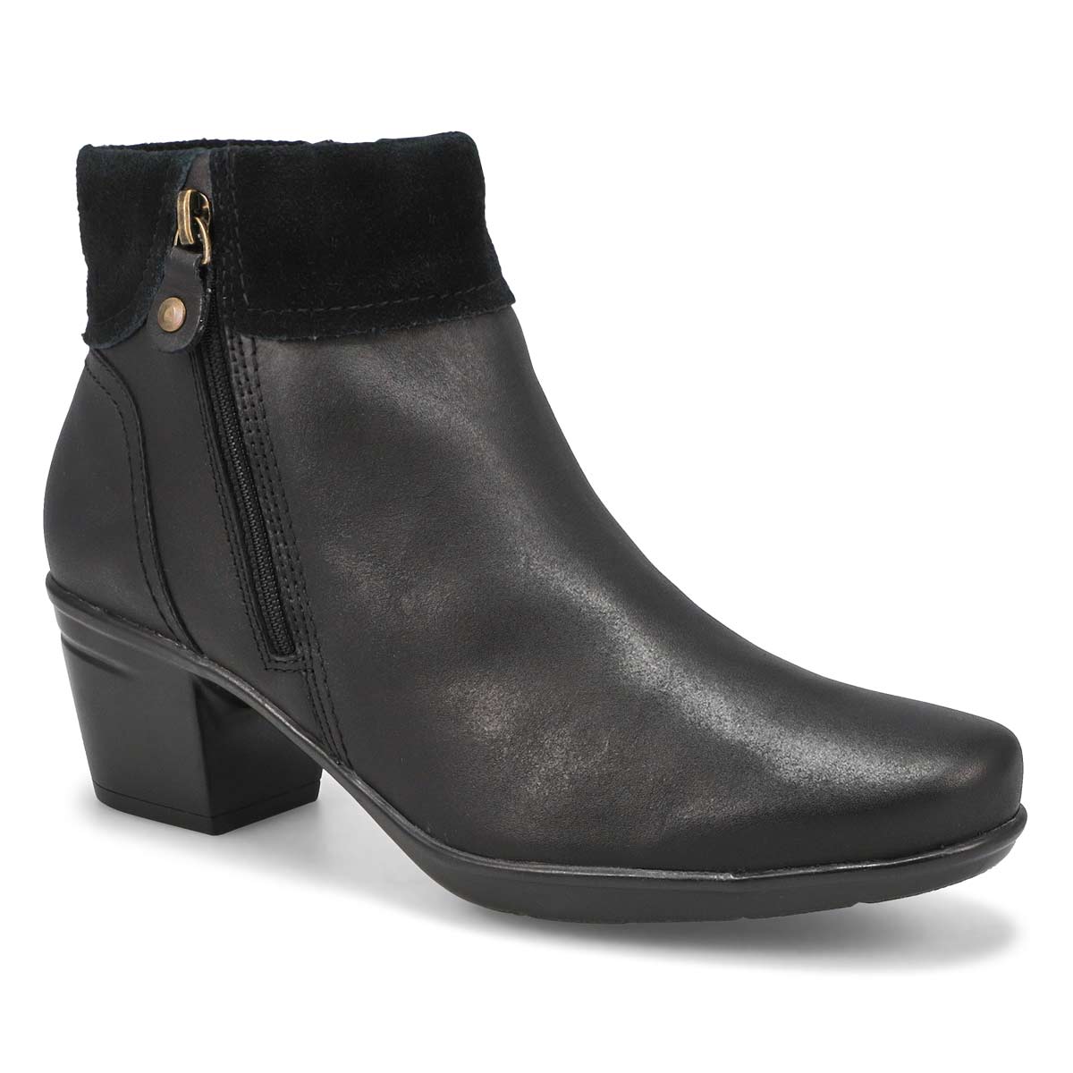Lds Emslie Twist black ankle boot