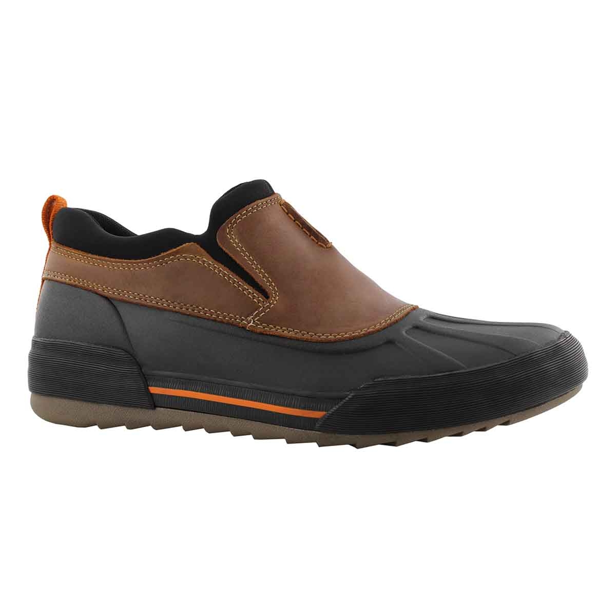 Mns Bowman Free dk tan wtpf lthr muckers