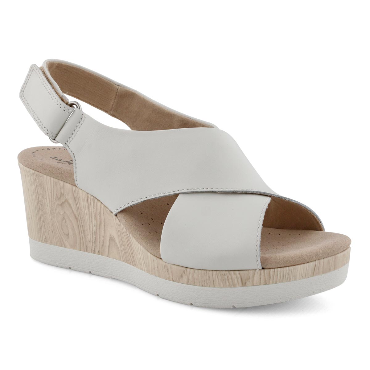 clarks women's cammy pearl wedge sandal