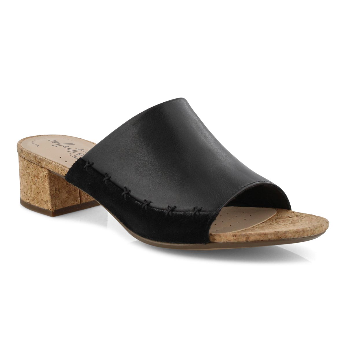 Lds Elisa Abby black dress slide sandal