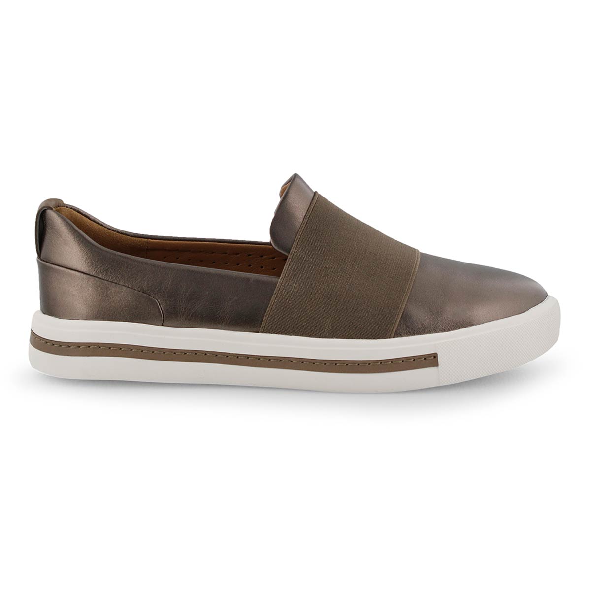 clarks un maui step slip on trainers