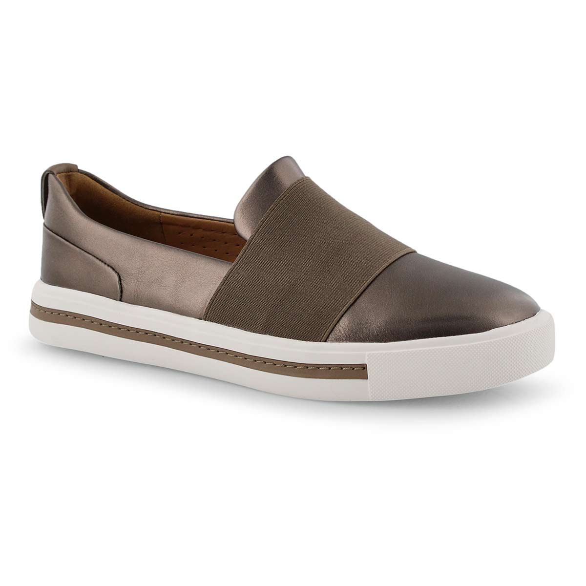 clarks un maui step slip on trainers