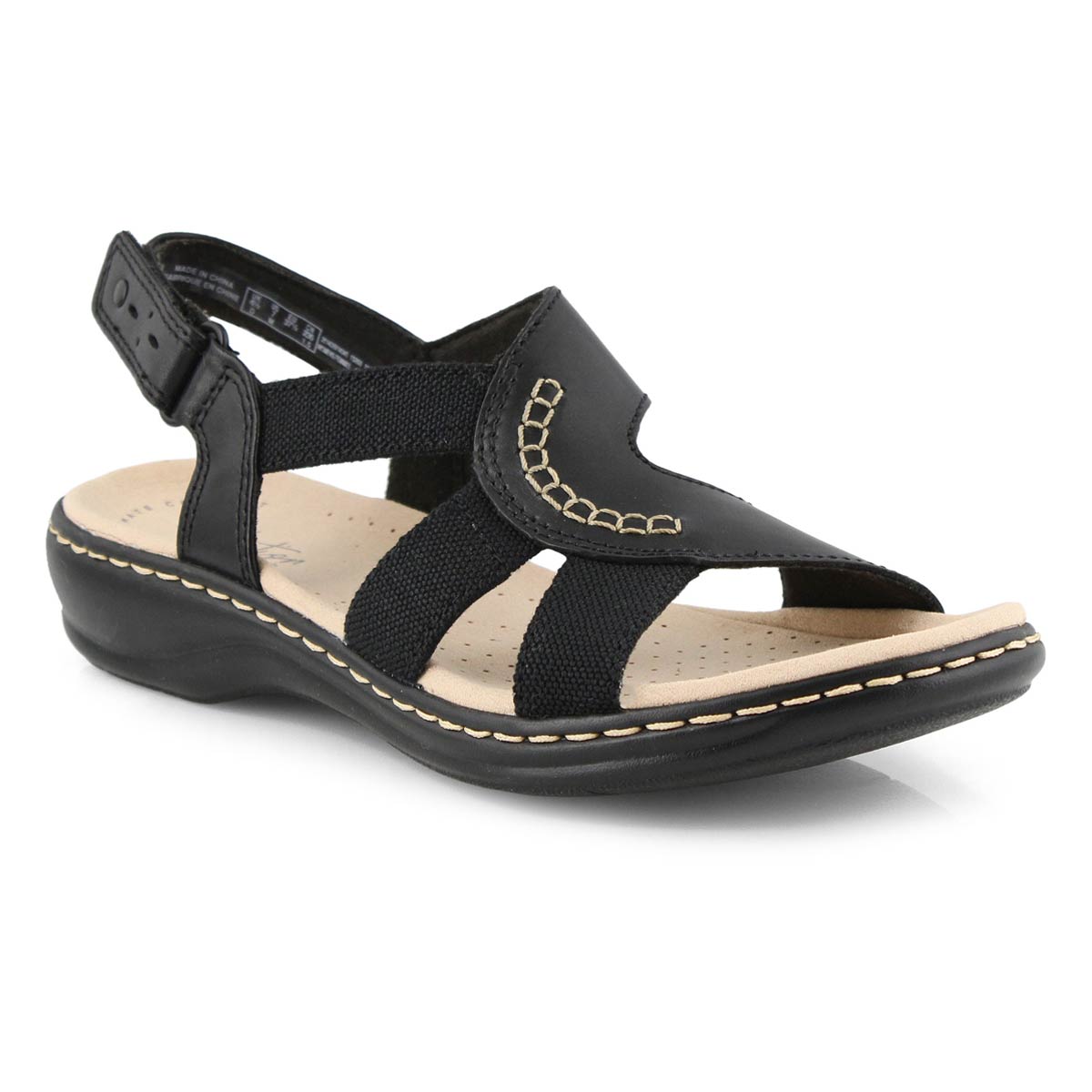 Lds Leisa Joy blk casual sandal