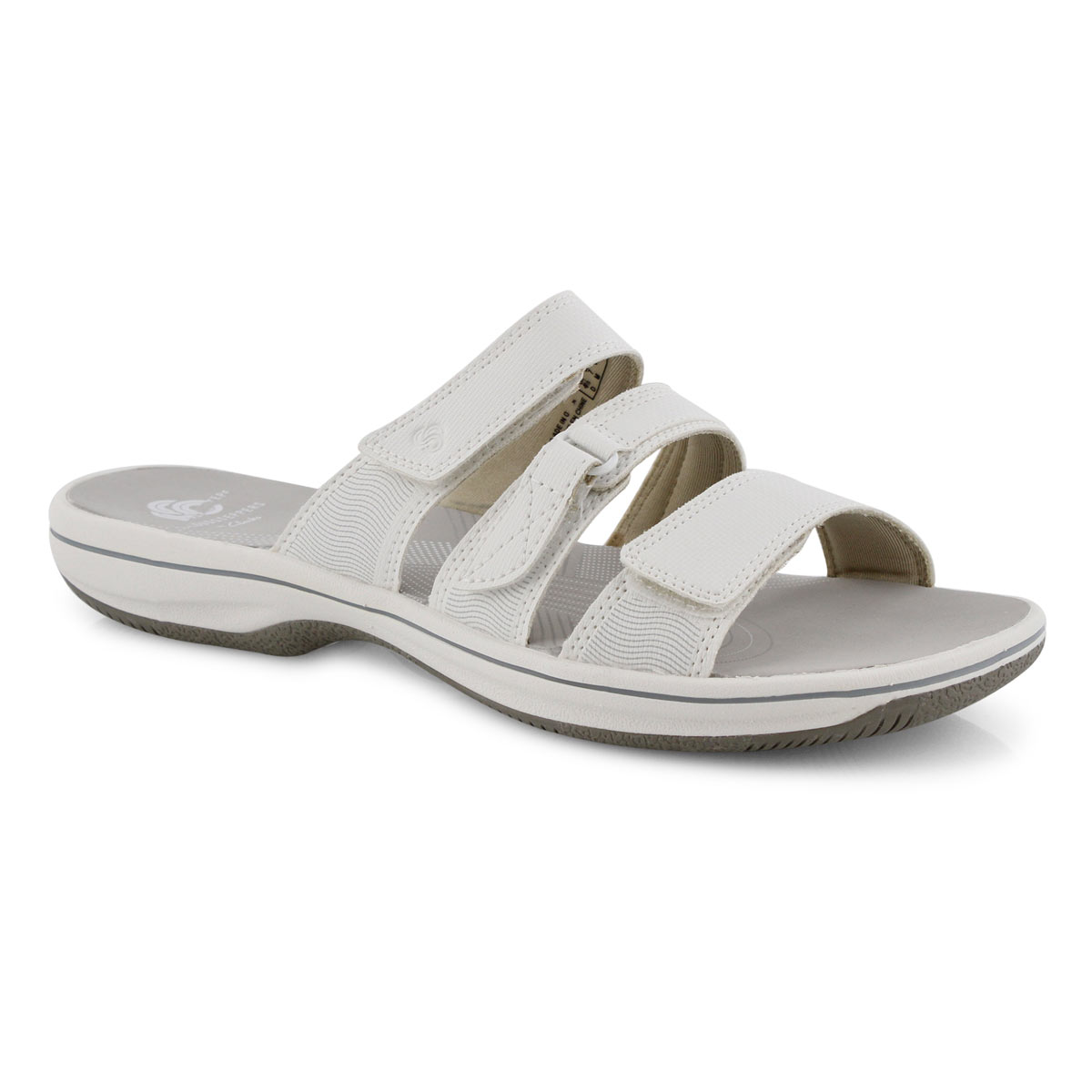Lds Brinkley Coast white slide sandal