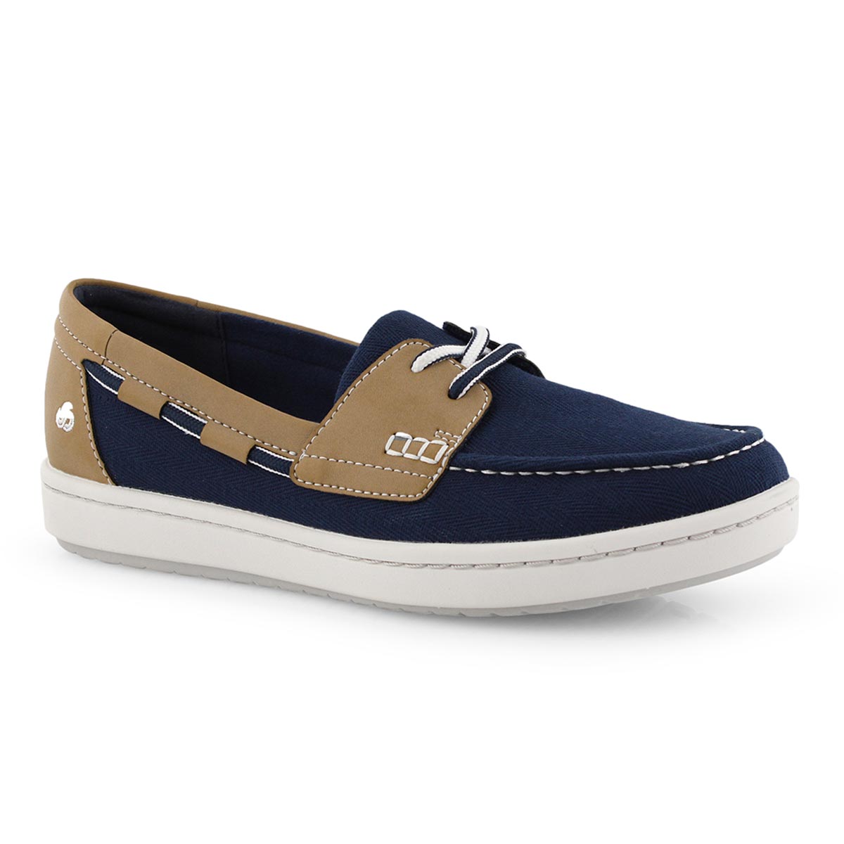 Lds Step Glow Lite navy slip on shoe