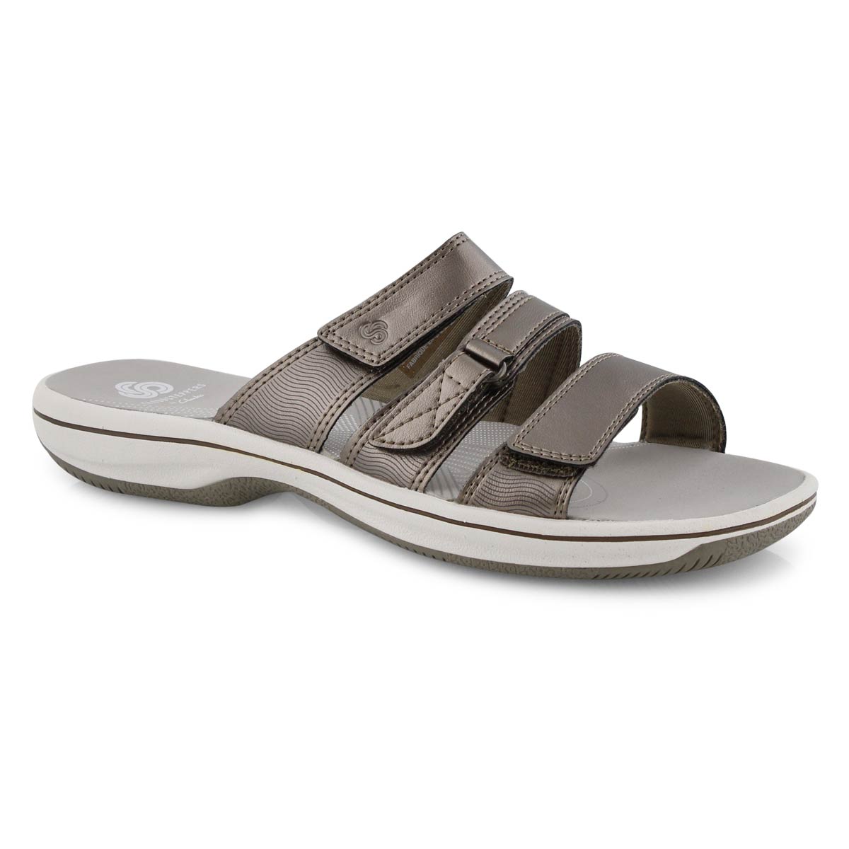 Lds Brinkley Coast pewter slide sandal