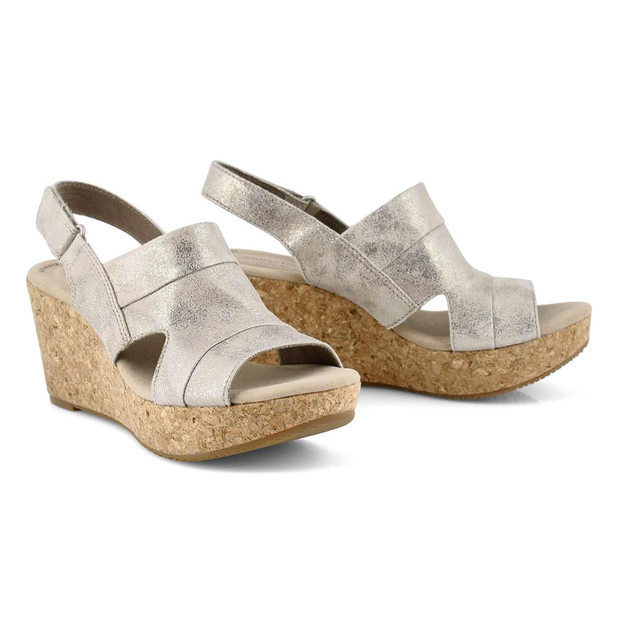clarks annadel ivory wedge sandal
