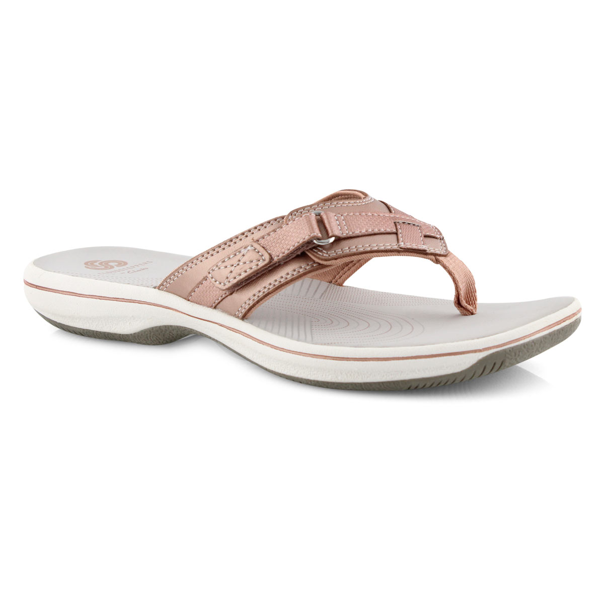 Lds Breeze Sea rose gold thong sandal