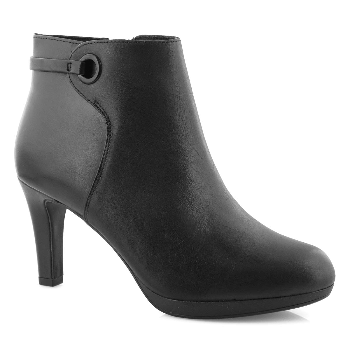 Bottine AdrielMae, nr, cuir, fem.