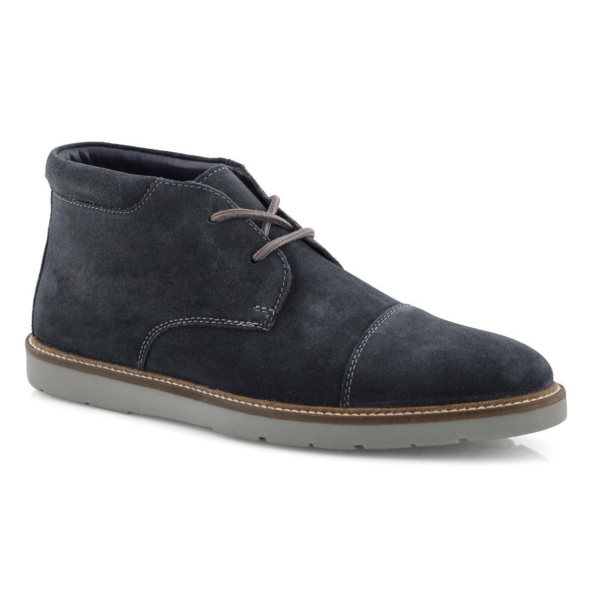 Mns Grandin Top navy lace up chukka boot