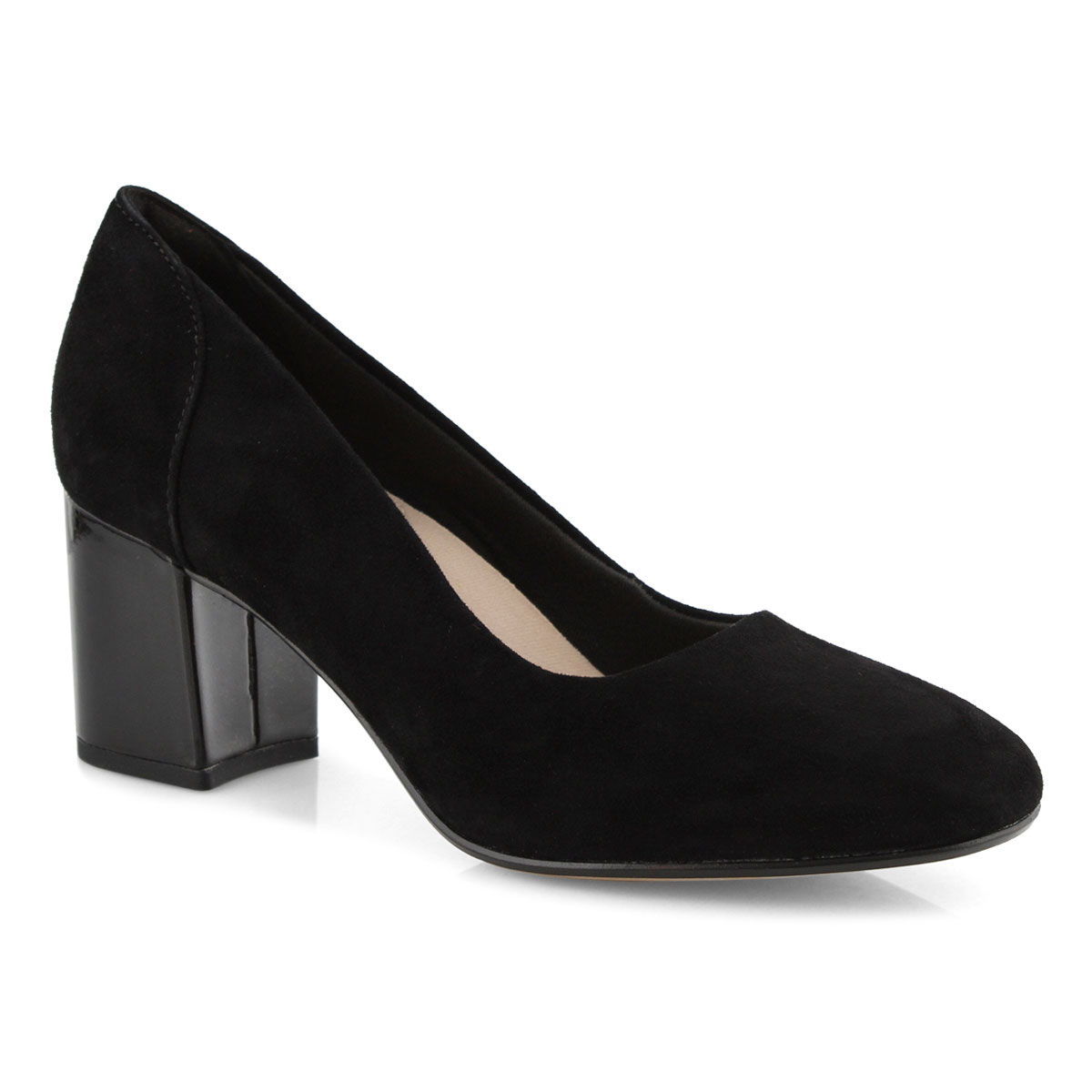 Lds Chantelle Ava black dress heel