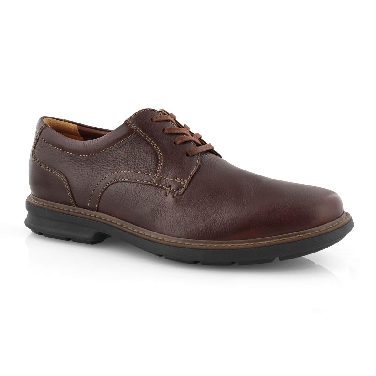 Mns Rendell Plain mahogany casual oxford