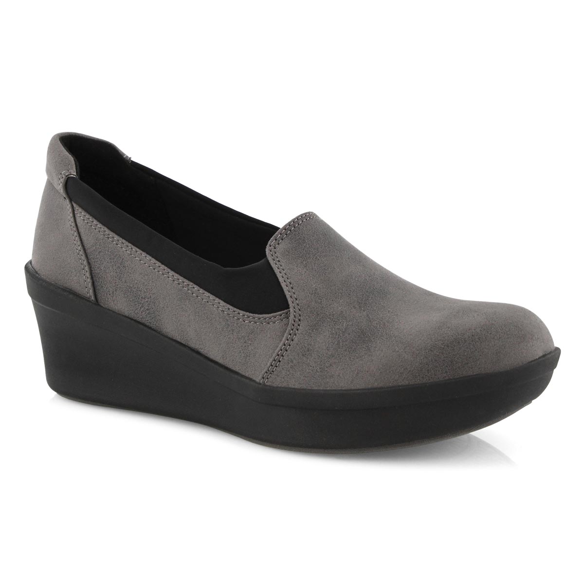 Lds Step Rose Moon grey slip on shoe