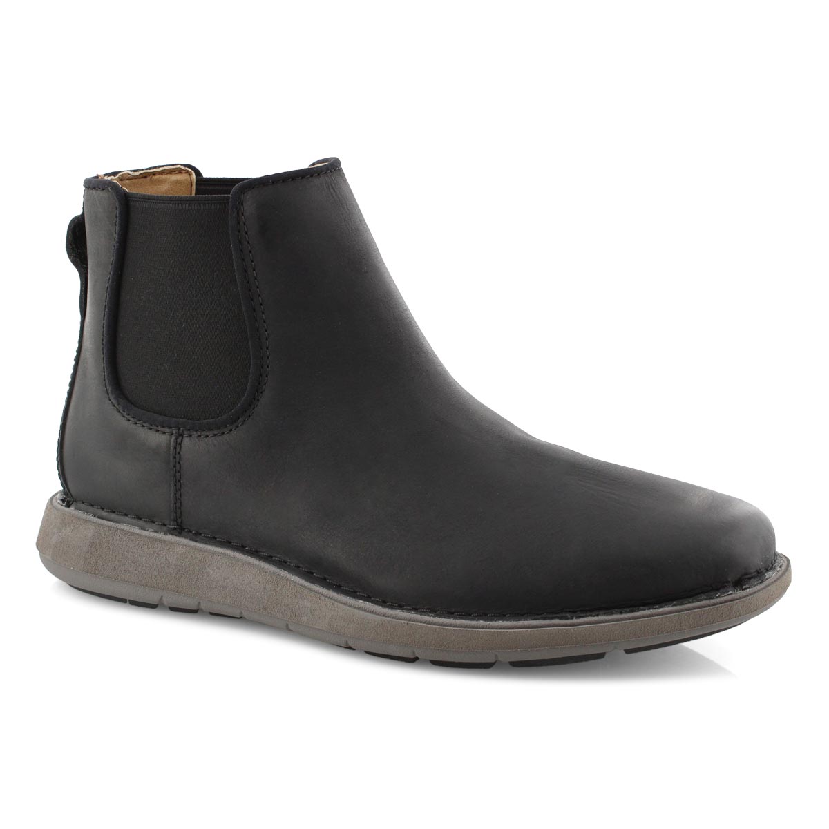 Mns UnLarvik Up black chelsea boot