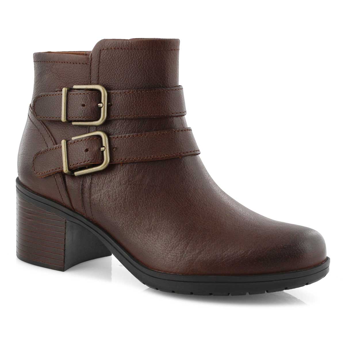 Lds Hollis Pearl mahogany ankle boot