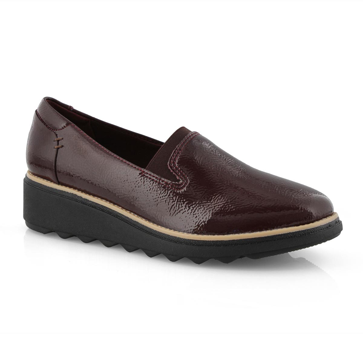 Lds Sharon Dolly burgundy casual loafer