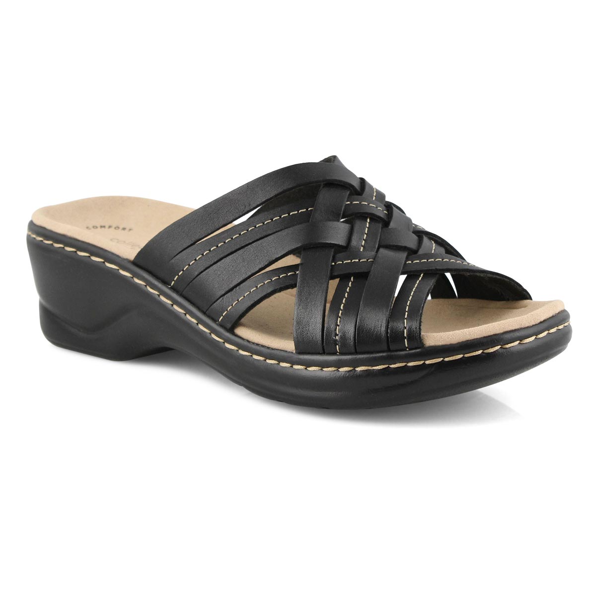 clarks womens slides