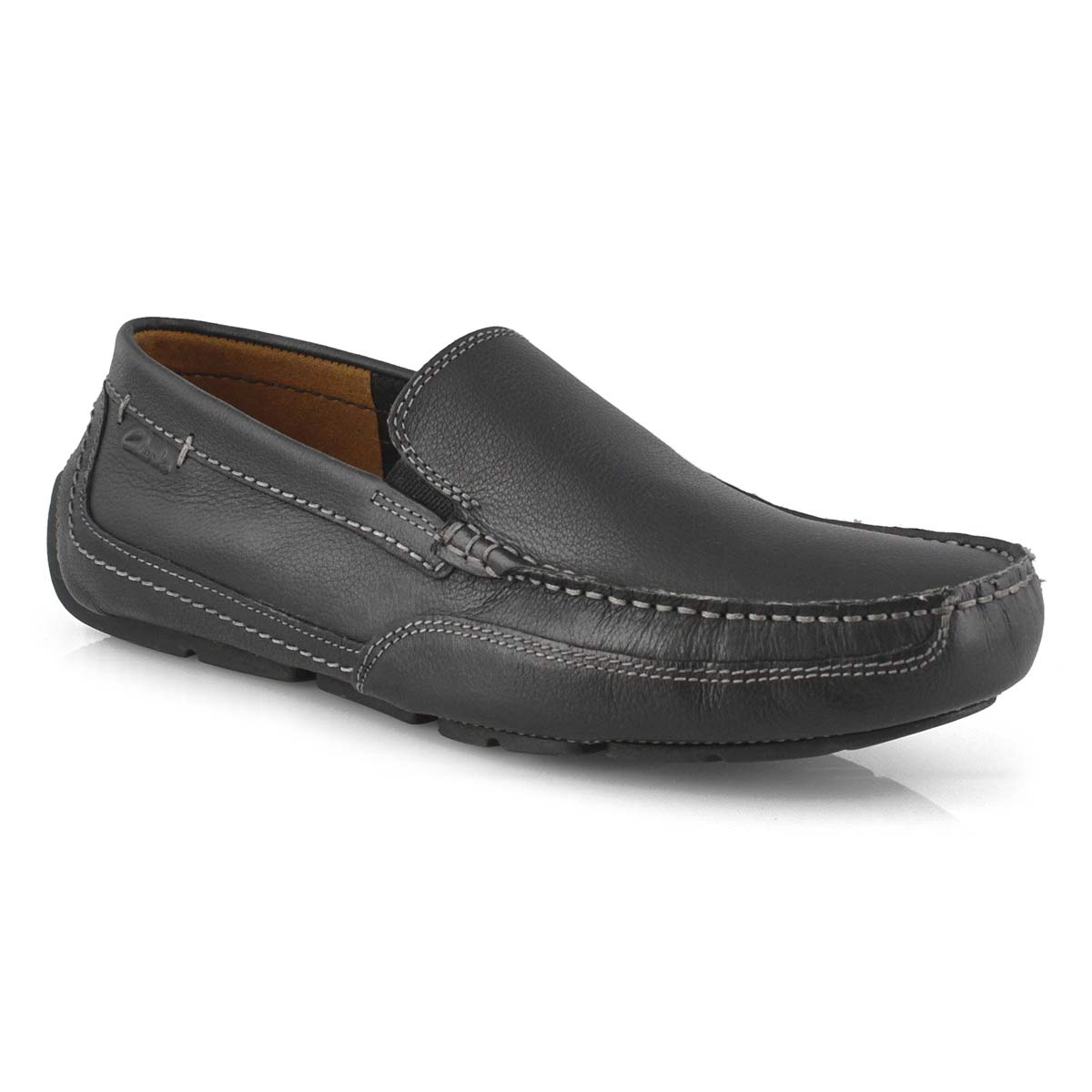 Mns Ashmont Step black dress slip on