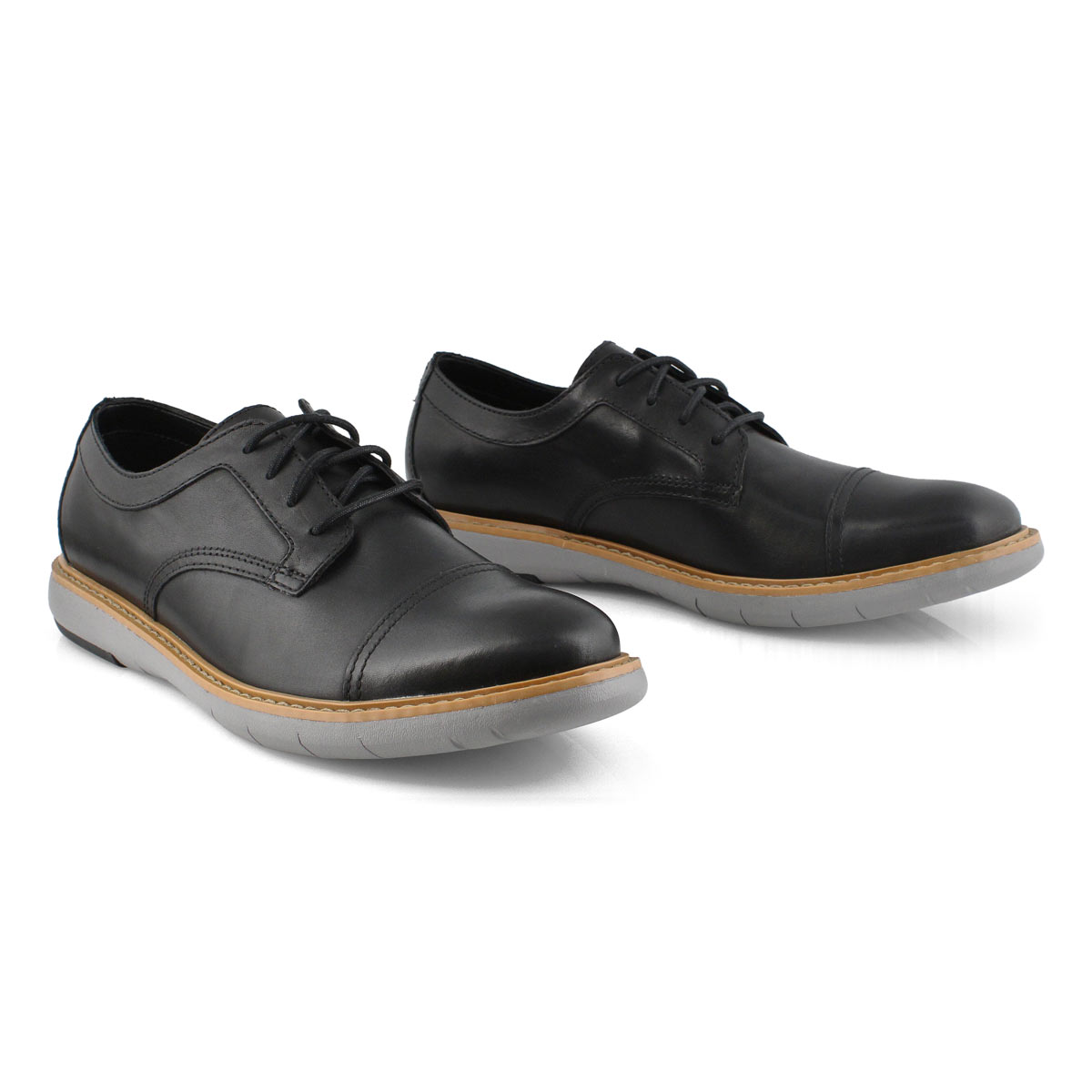 black oxfords casual