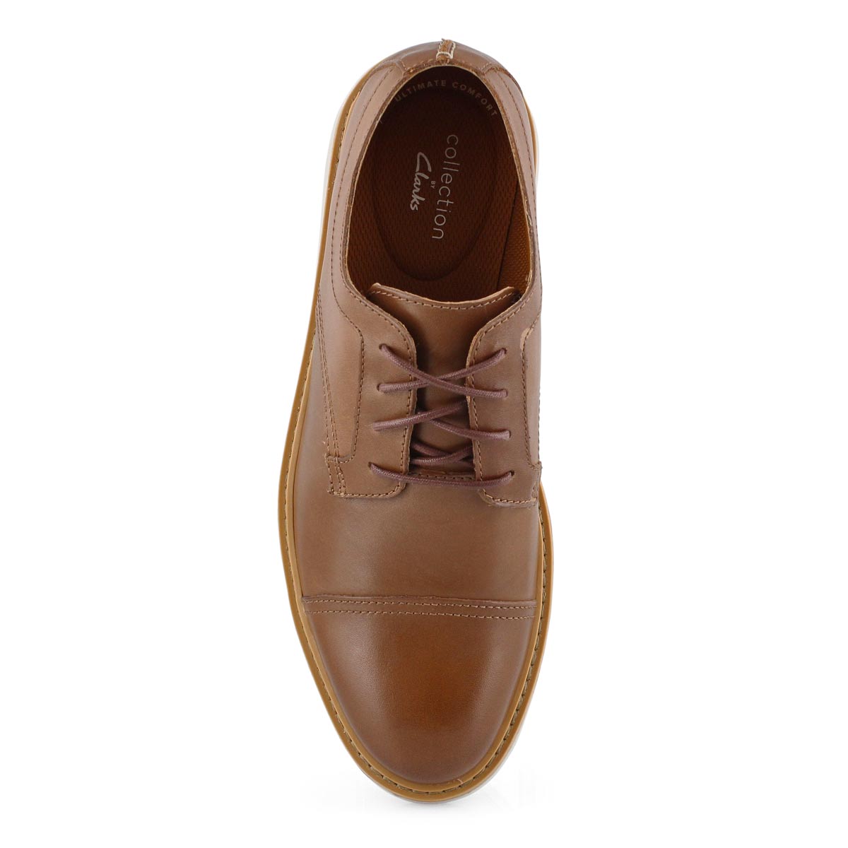 clarks men's draper cap oxford