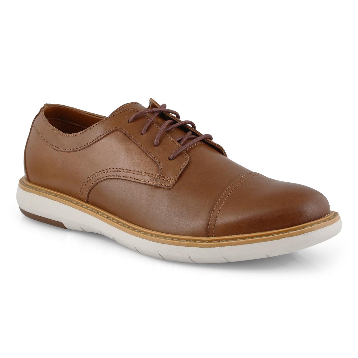 Mns Draper Cap tan casual oxford