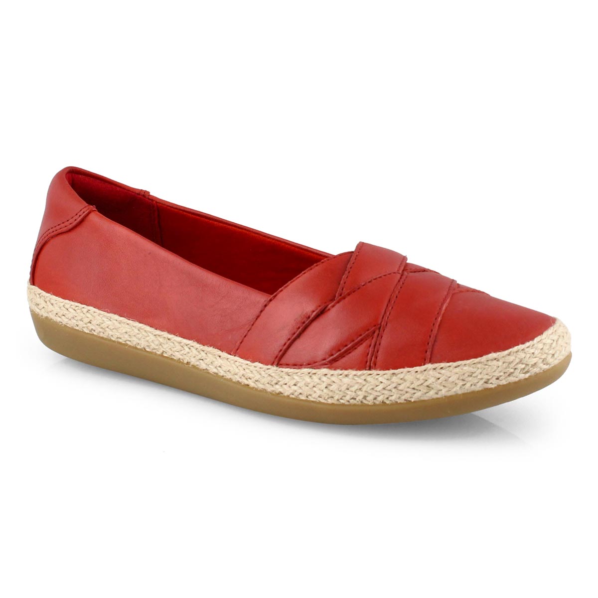 Lds Danelly Shine red slip on -wide