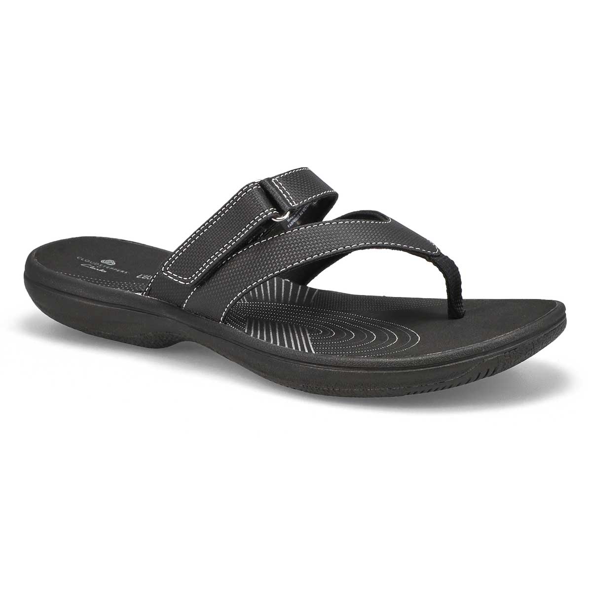 Lds Brinkley Marin black thong sndl
