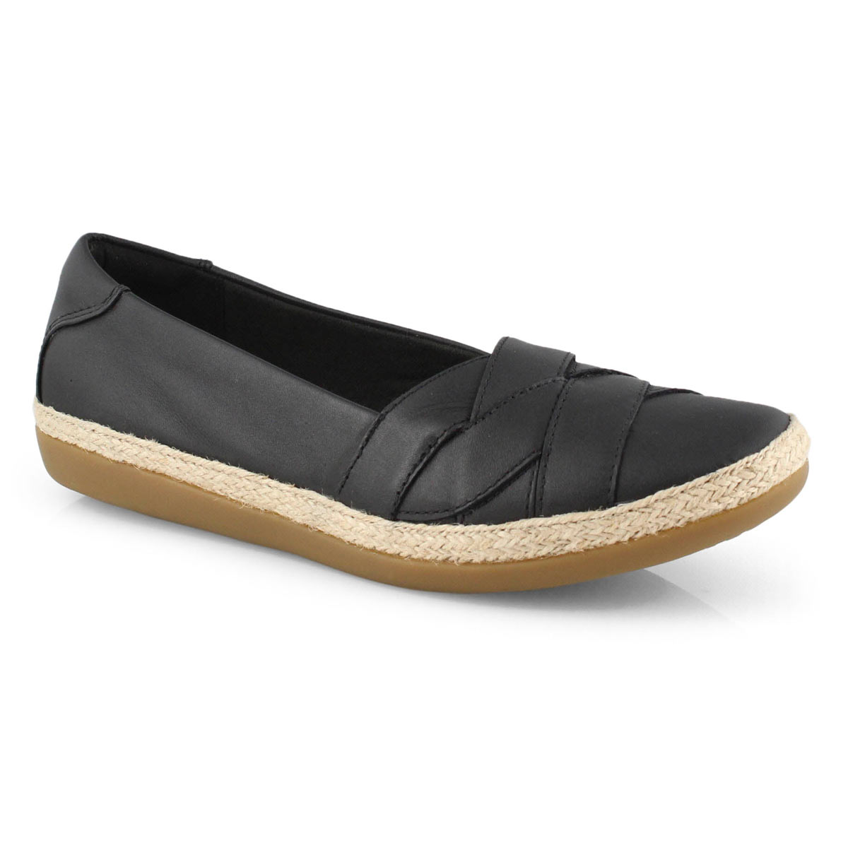 Lds Danelly Shine black slip on -wide