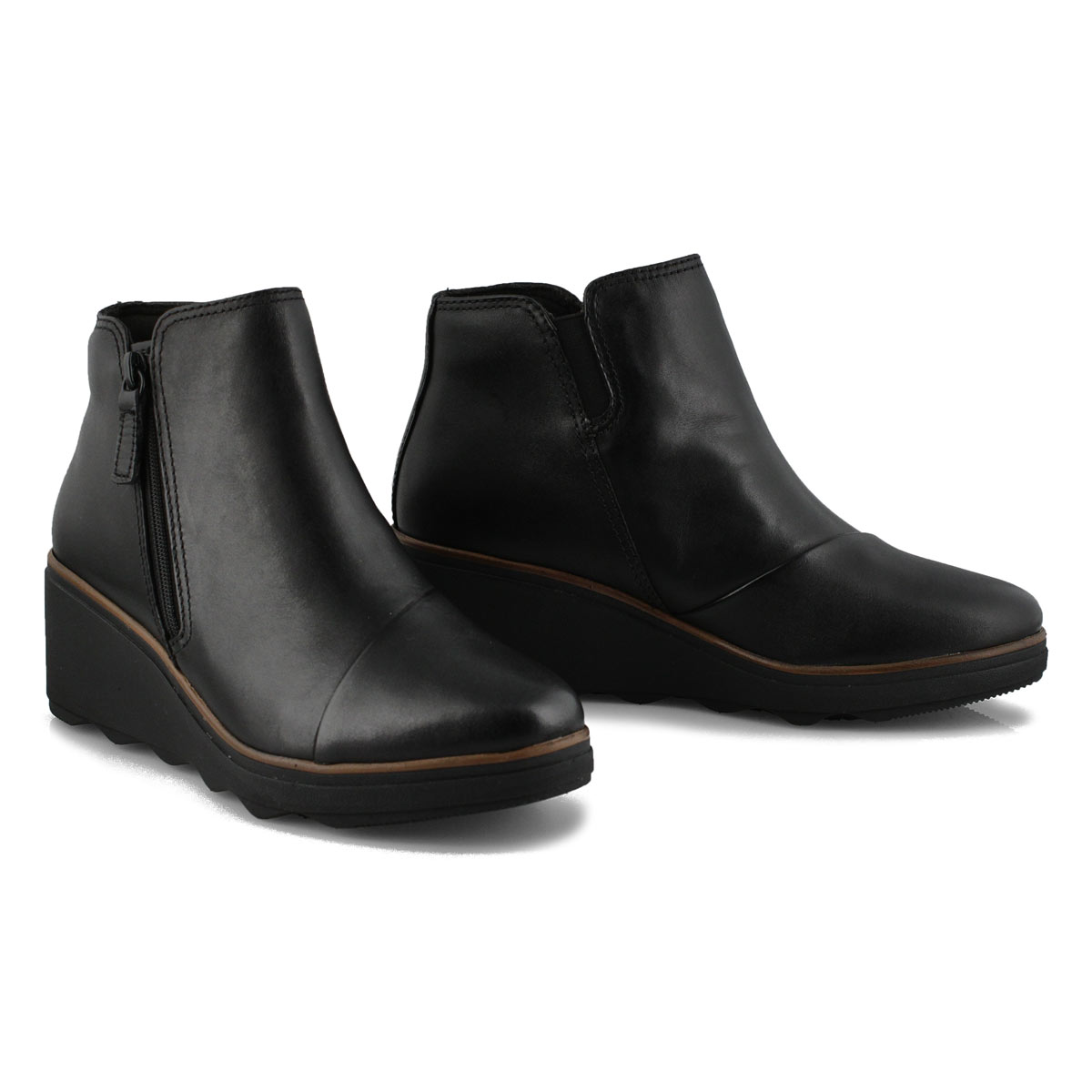 clarks mazy eastham black leather