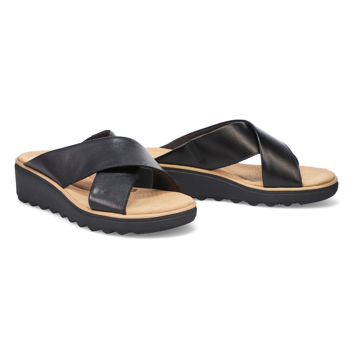 clarks nu pieds femme