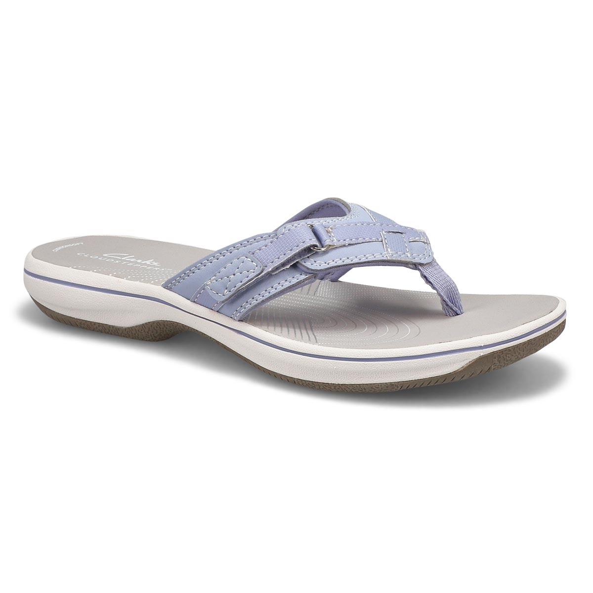 Clarks Women's Breeze Sea Thong Sandal - Lave | SoftMoc.com