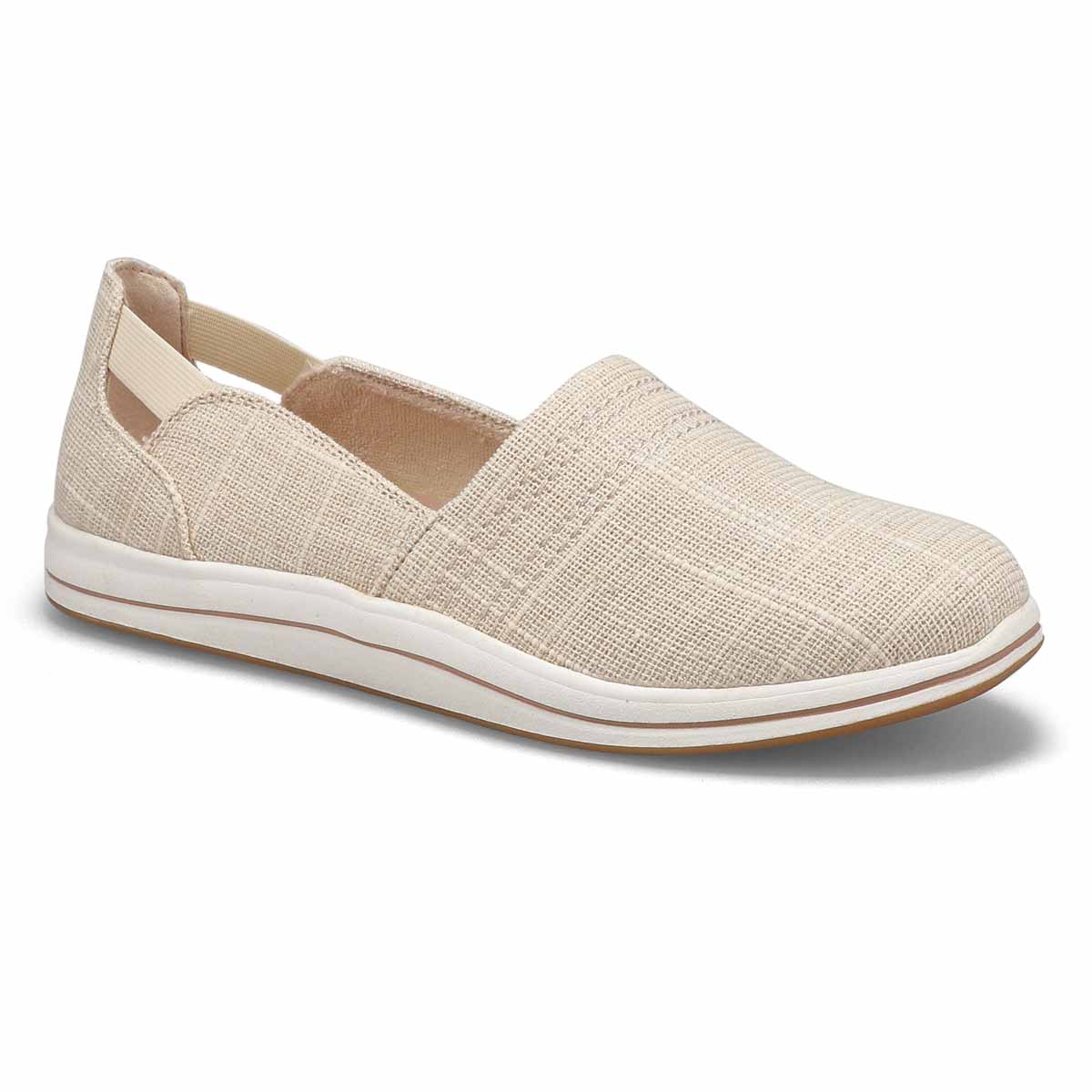 Clarks Women's Breeze Step Slip On Shoe Nat