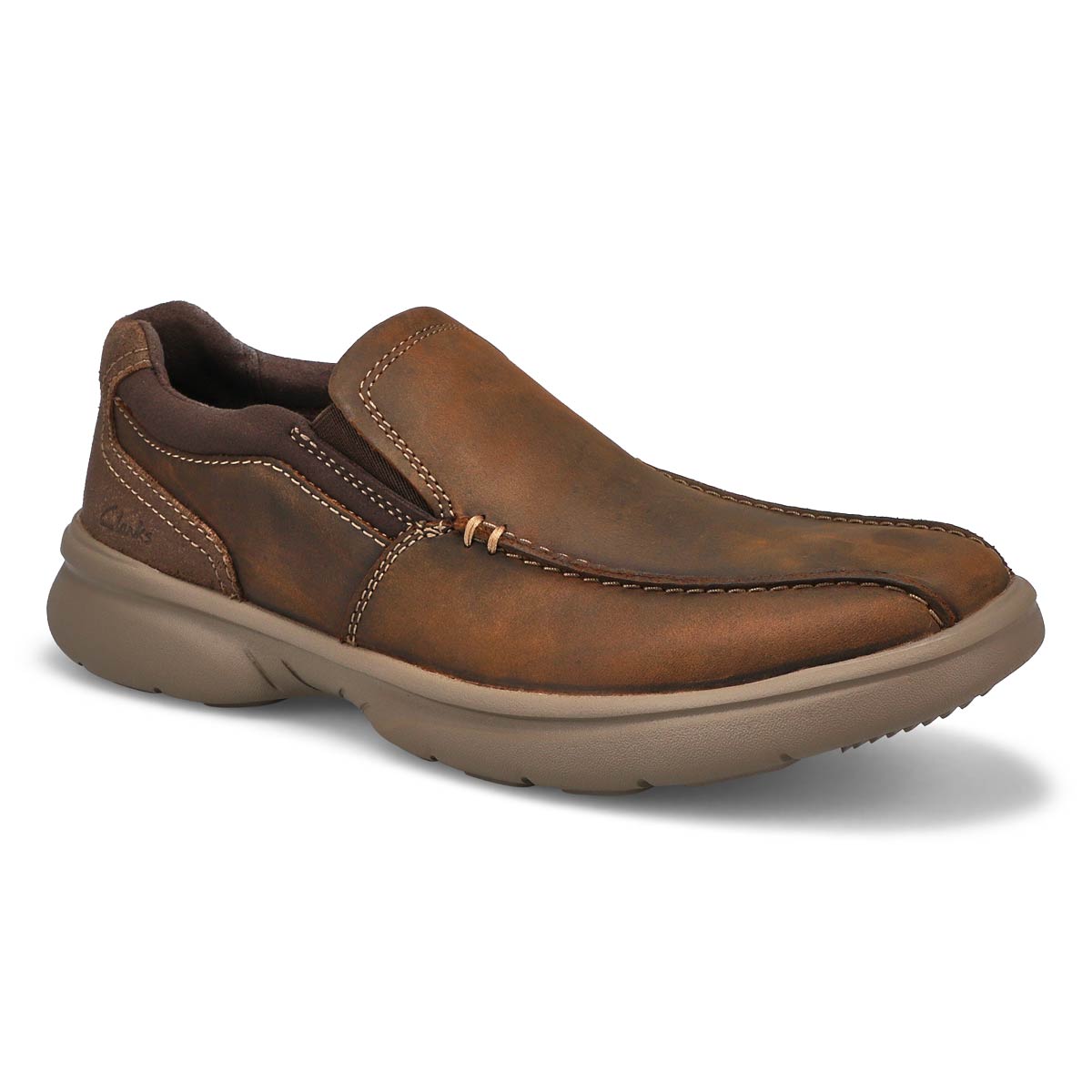 Mens Bradley Step Casual Slip On Loafer - Beeswax