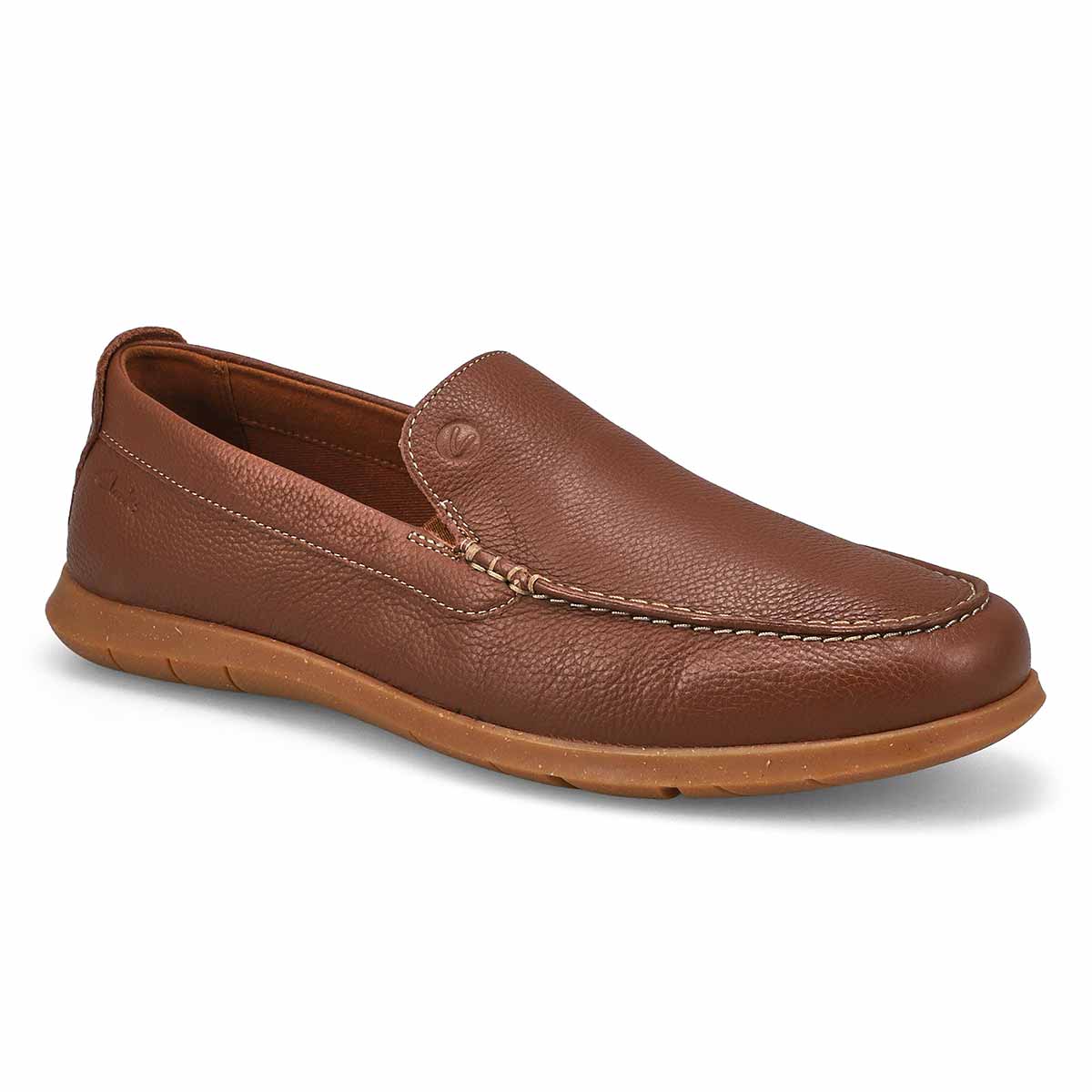 Mens  Flexaway Step Casual Shoe Wide - Light Brown