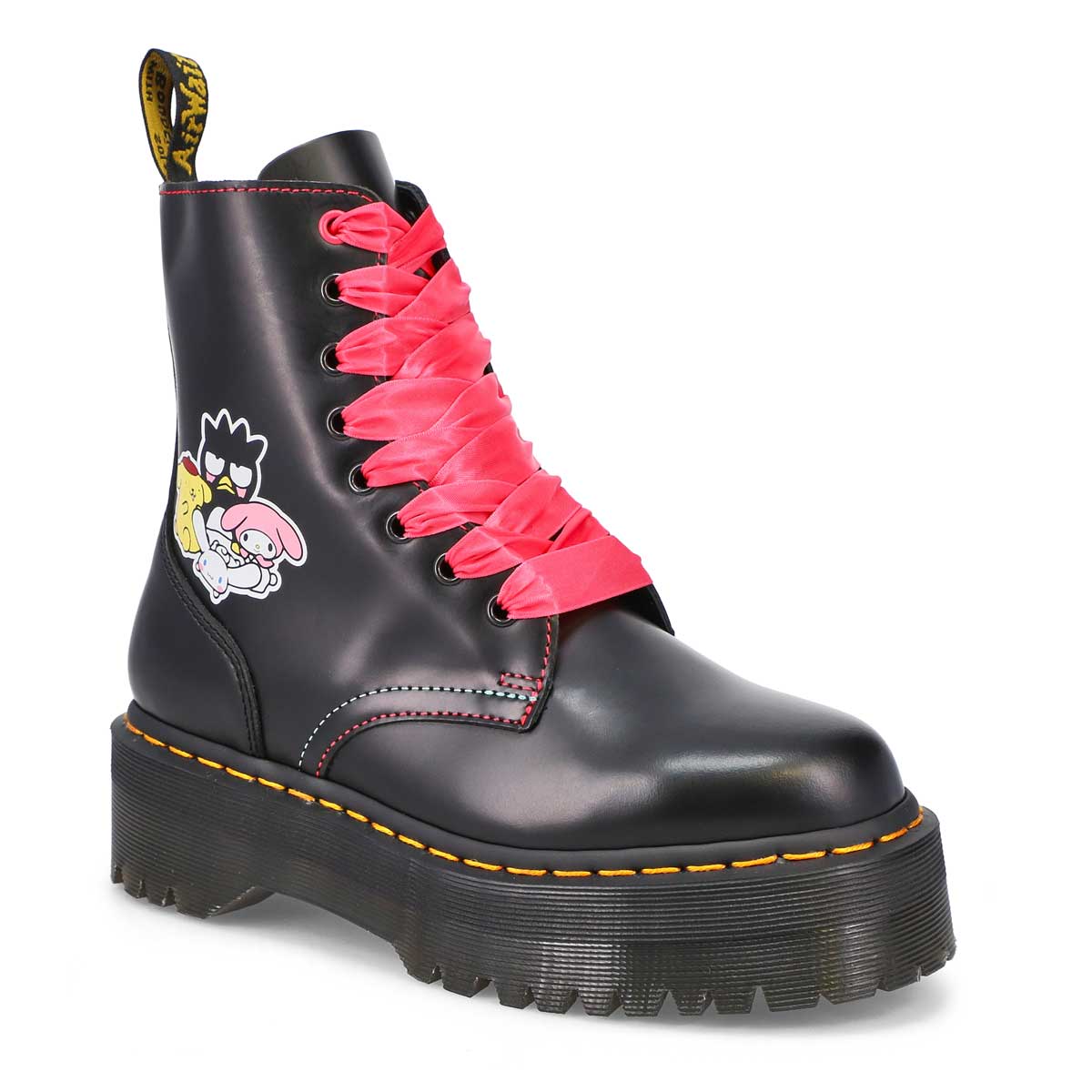 hello kitty jadon leather platform boots