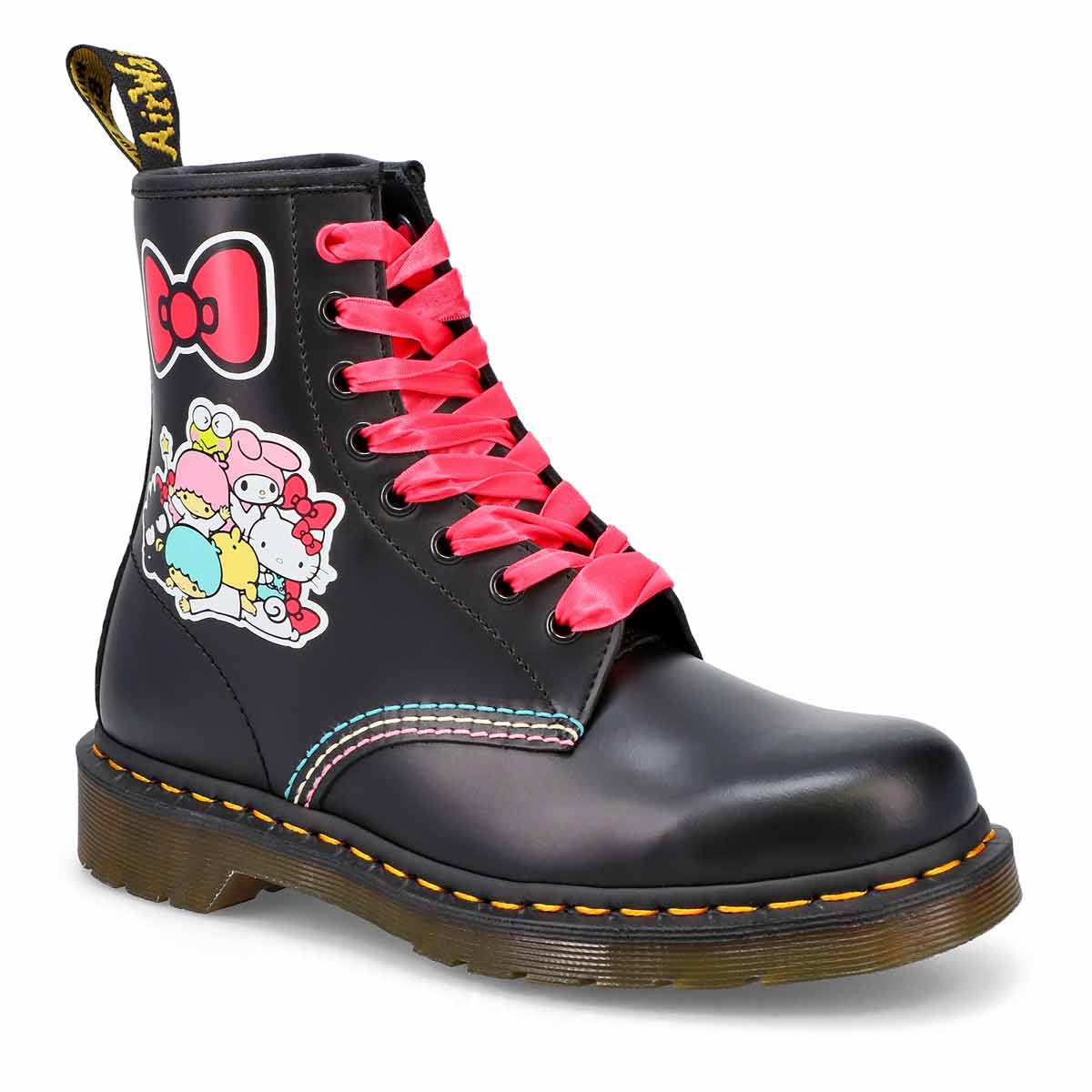 hello kitty & friends 1460 smooth leather lace up boots