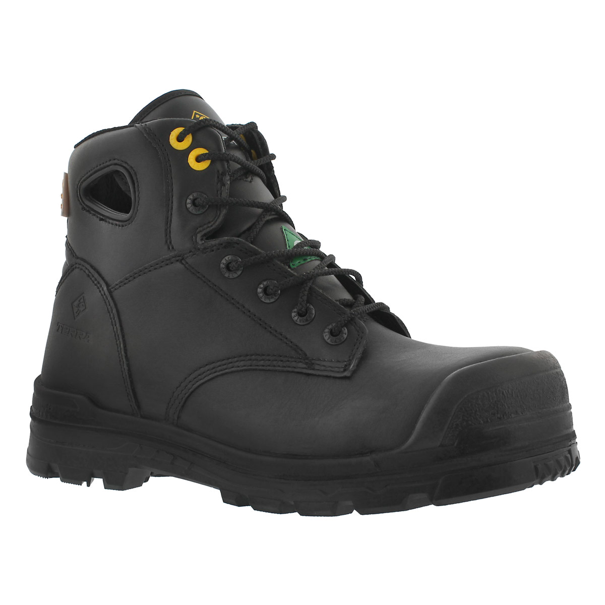 Mns Baron black lace up CSA boot