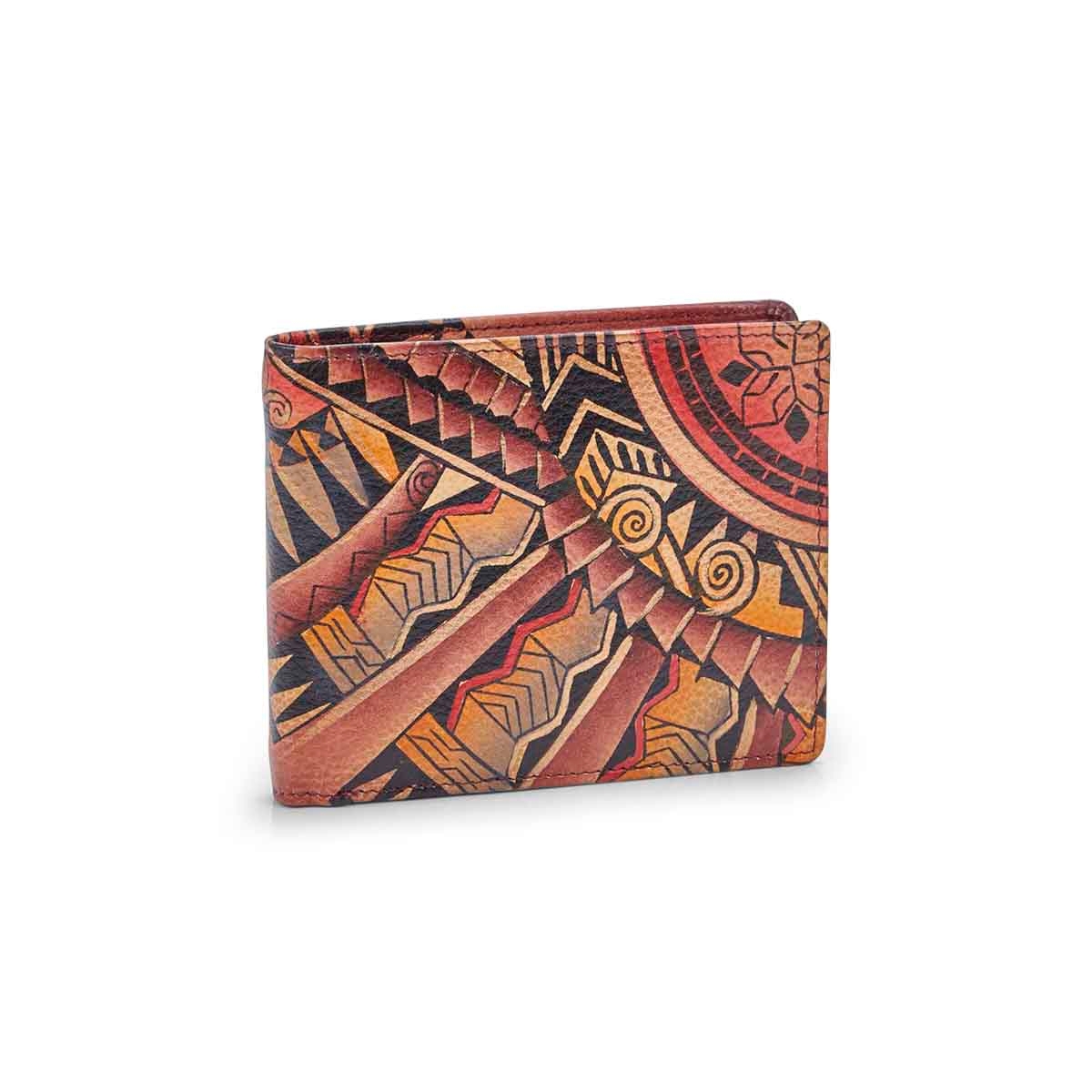 Men's TRIBAL TATTOO two fold wallet