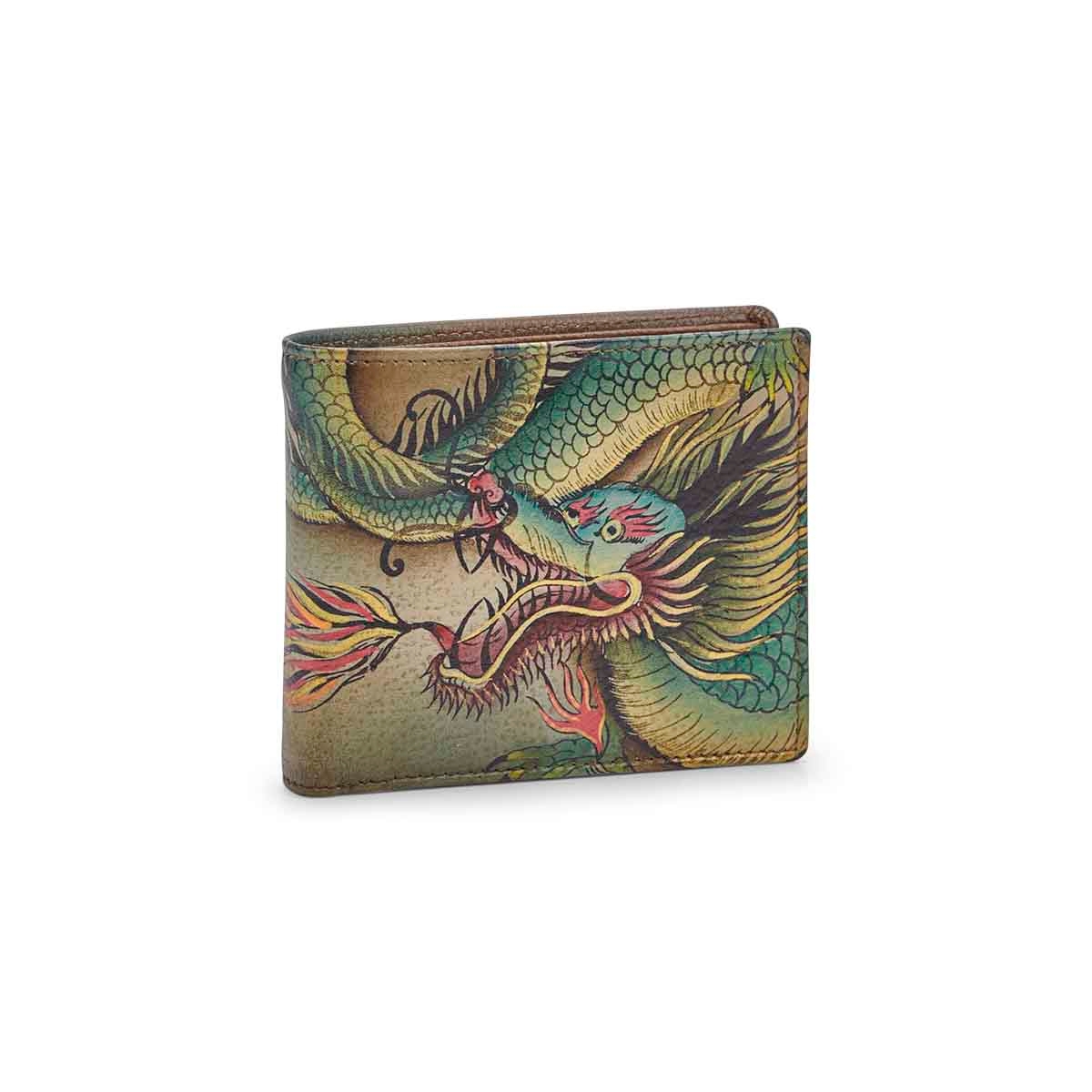 Men's HIDDEN DRAGON two fold wallet