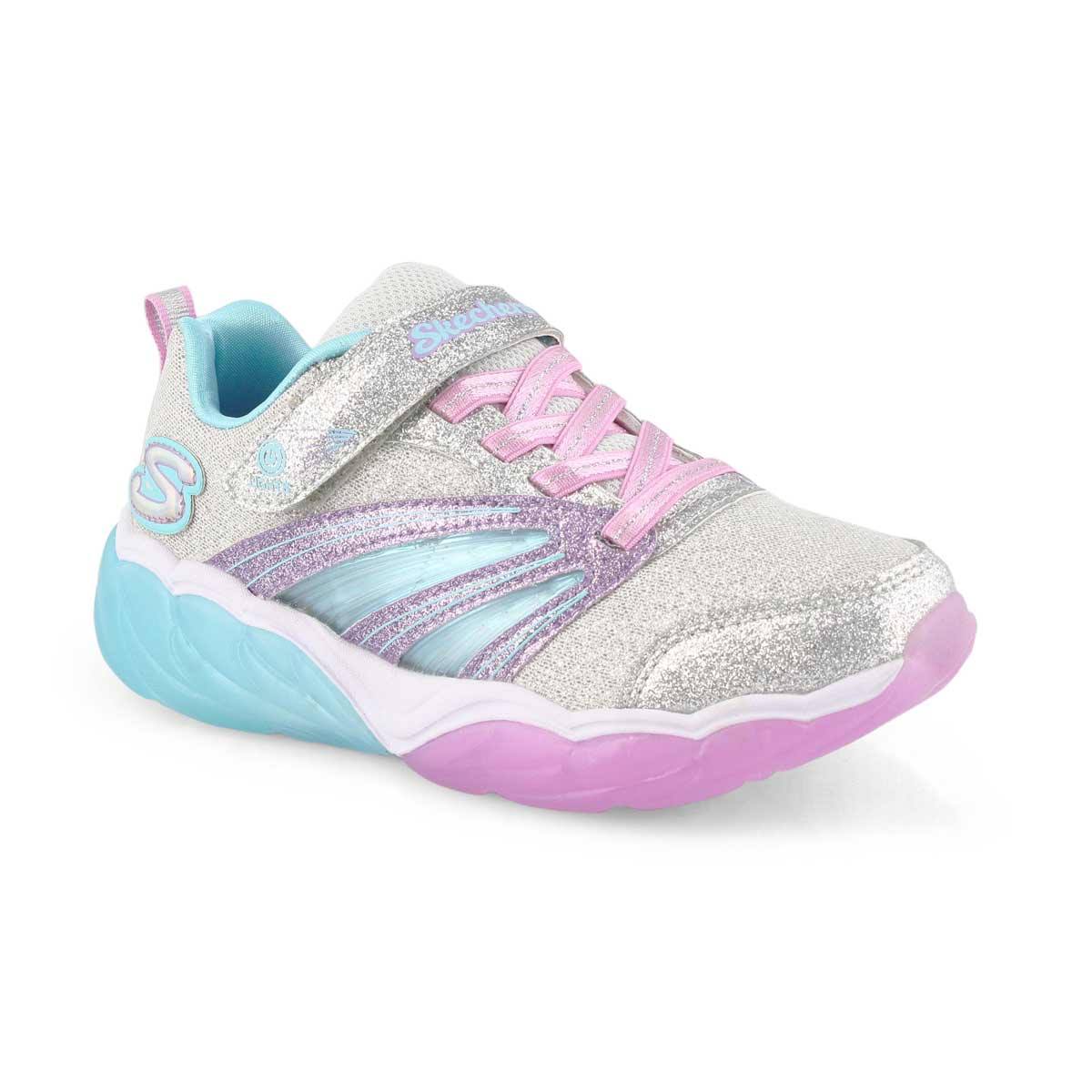 Grls Fusion Flash slv/lvndr sneaker