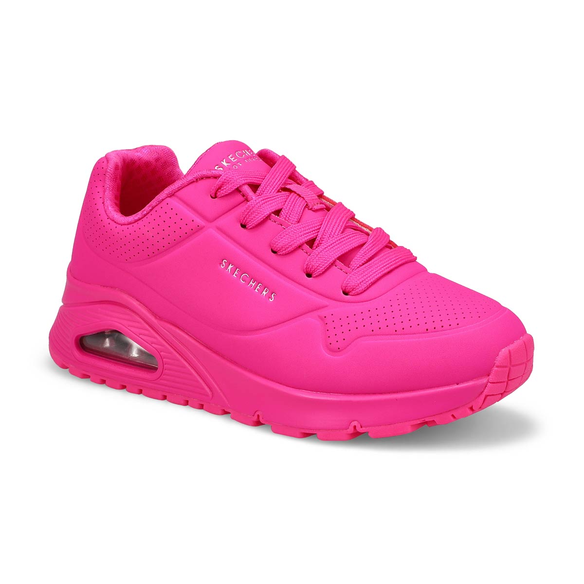 Girls  Uno Gen1 Neon Glow Sneaker - Hot Pink