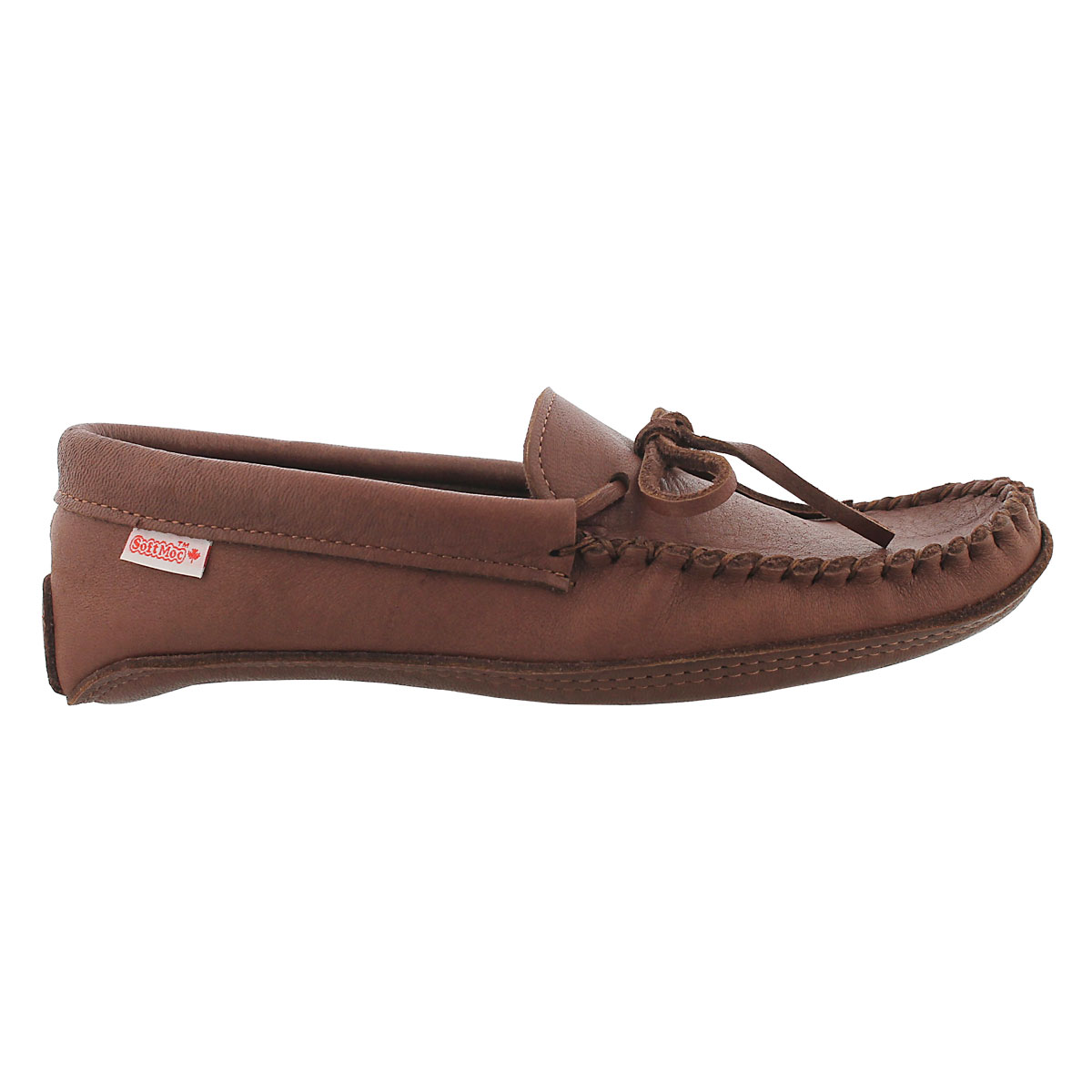 Mns double sole unlined moose moccasin