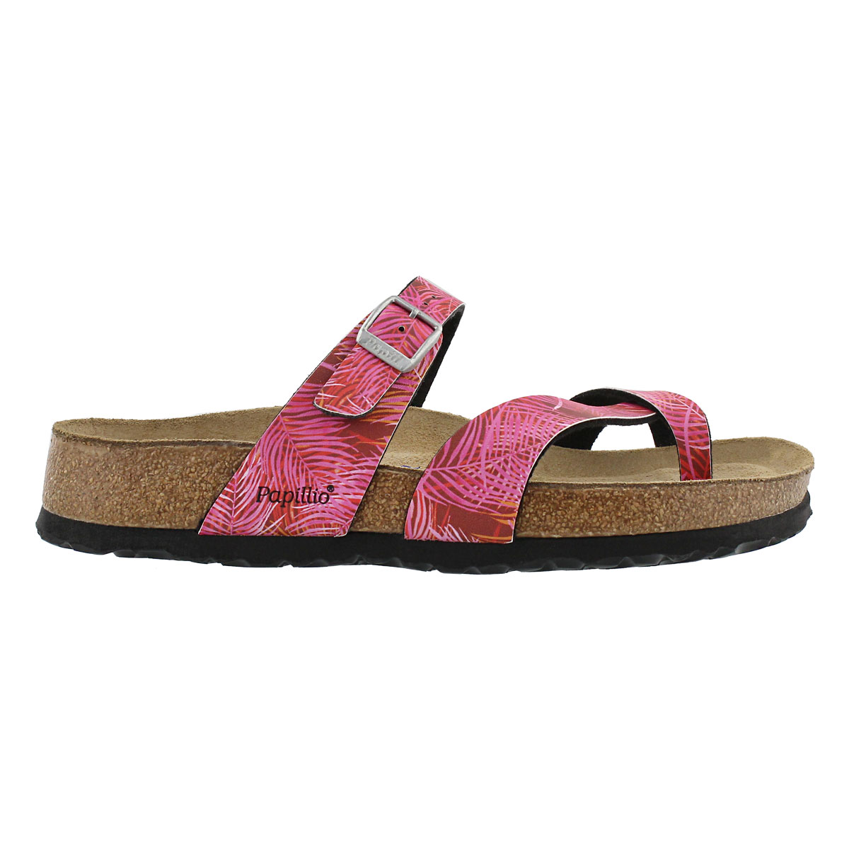 Lds Tabora SF tropical leaf pink sandal