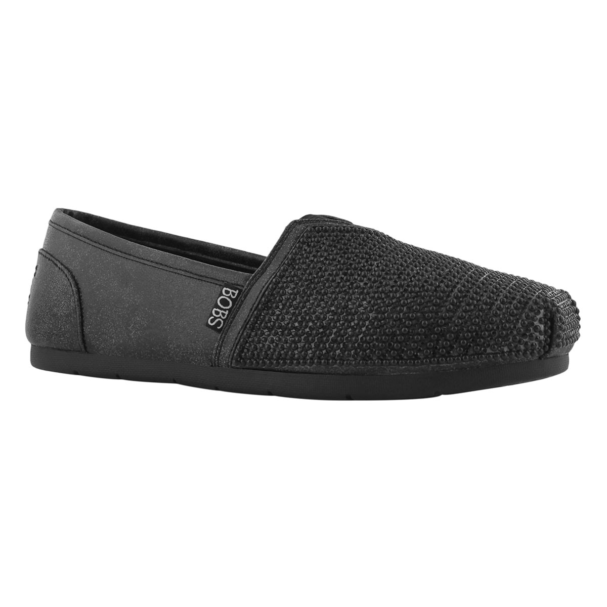 Lds Bobs Luxe Big Dreamer blk slip on