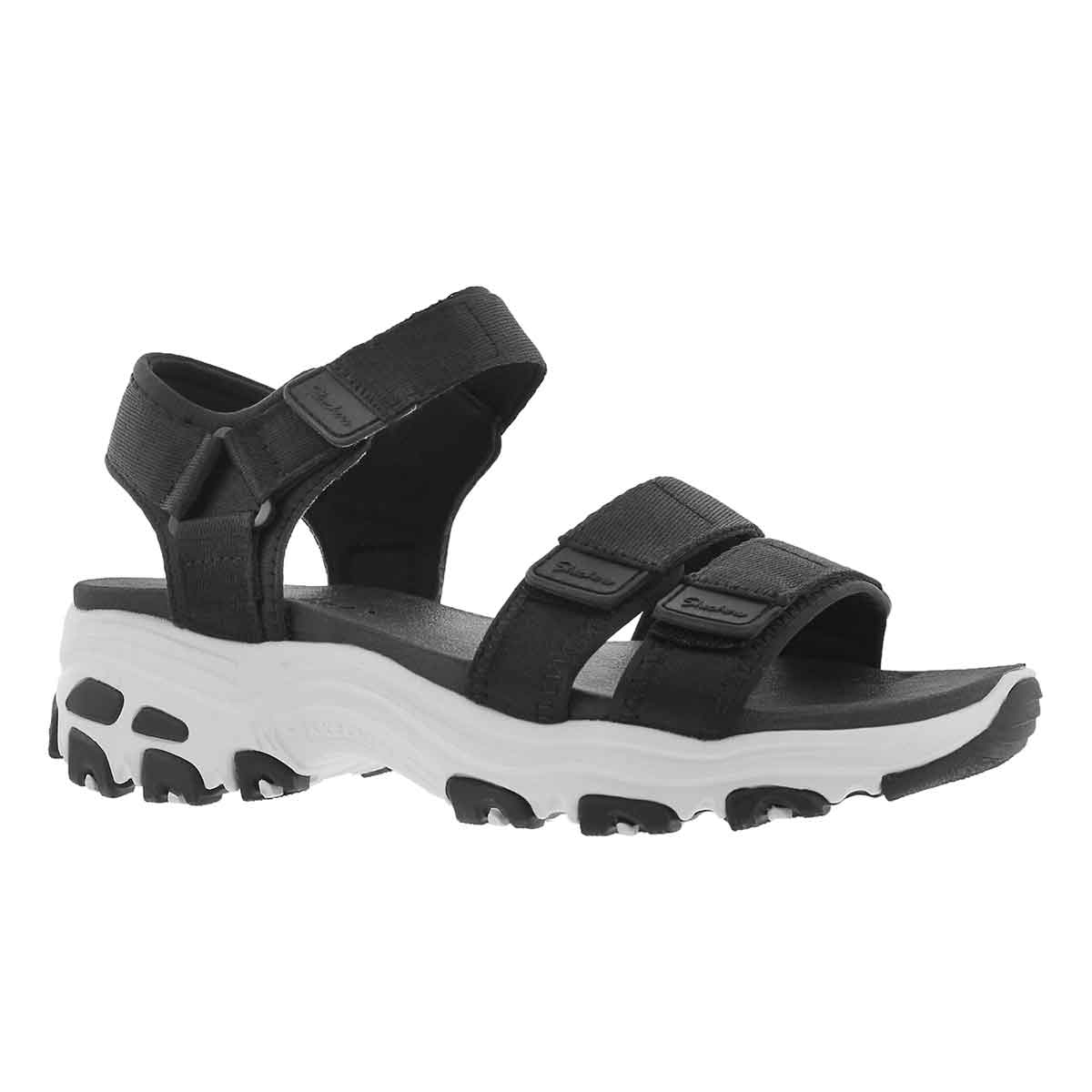 Women's D'LITES FRESH CATCH black sport sandals