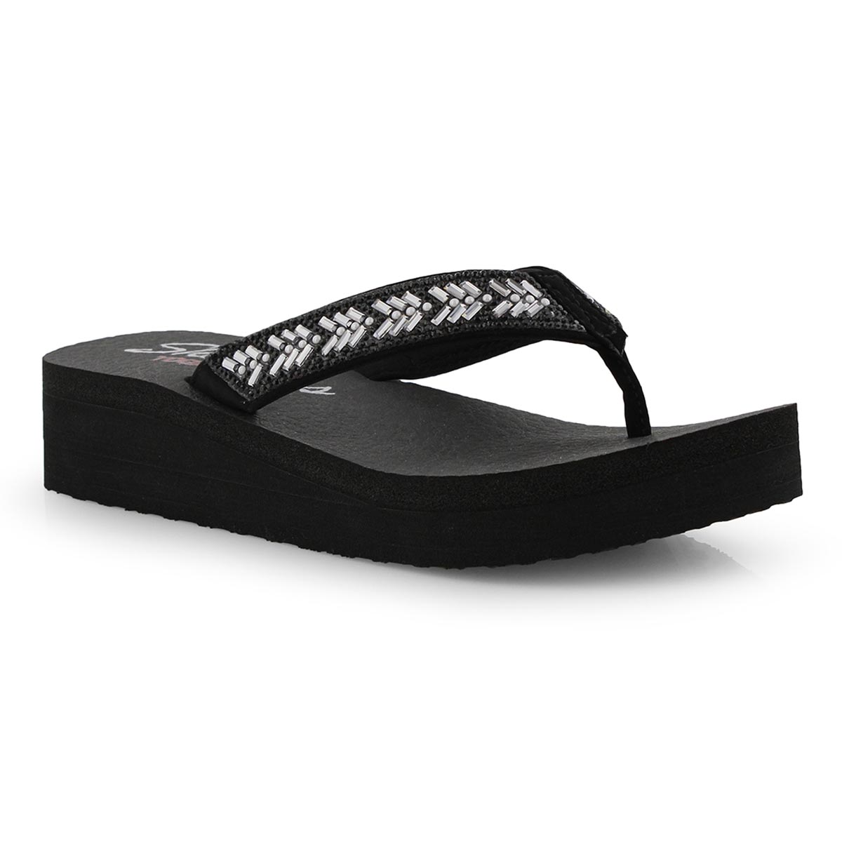 sandale skechers argent